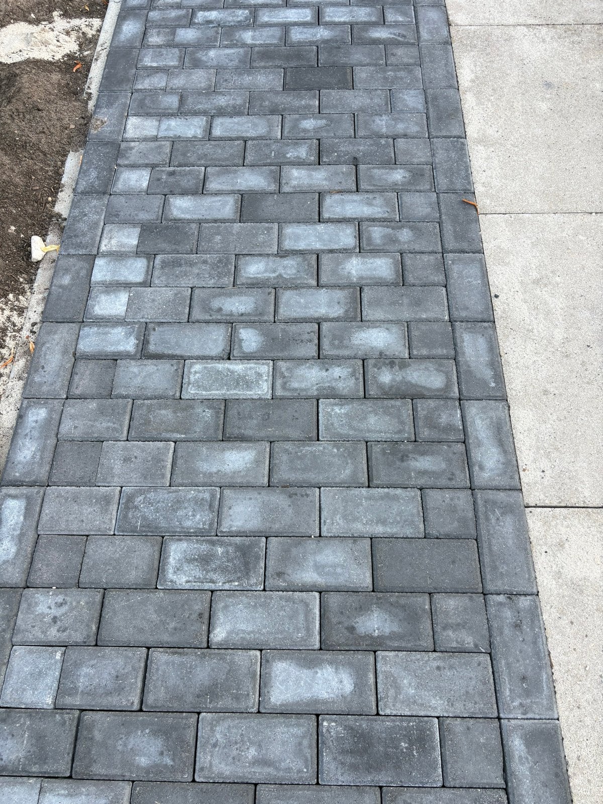 Betonstraatsteen 8 cm Antraciet, 40 stenen, Ophalen, Gebruikt, Beton, Klinkers