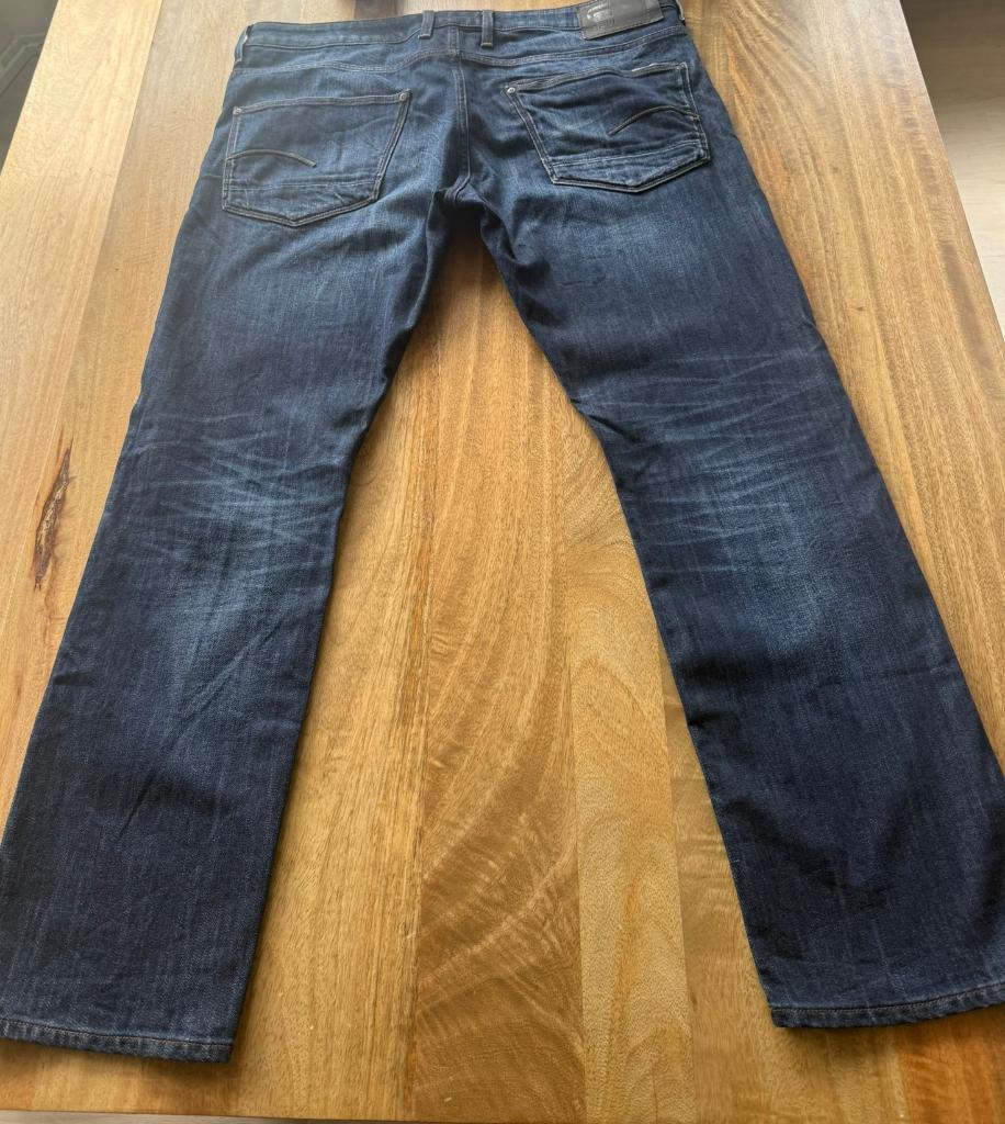 Mooie G-Star spijkerbroek ATTACC Straight-Fit, W40, L32, G-Star Raw, Blauw, Ophalen of Verzenden, Zo goed als nieuw