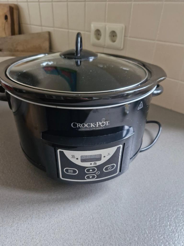 Crockpot slowcooker zo goed als nieuw, Witgoed en Apparatuur, Slowcookers, Ophalen, Zo goed als nieuw
