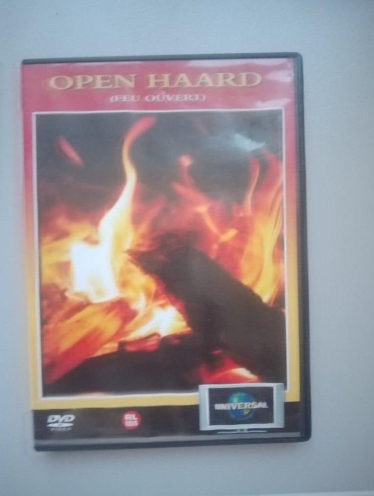 Open Haard (Feu Ouvert) DVD - Sfeervolle Haardvuurfilm, Alle leeftijden, Ophalen of Verzenden, Zo goed als nieuw, Detective en Krimi