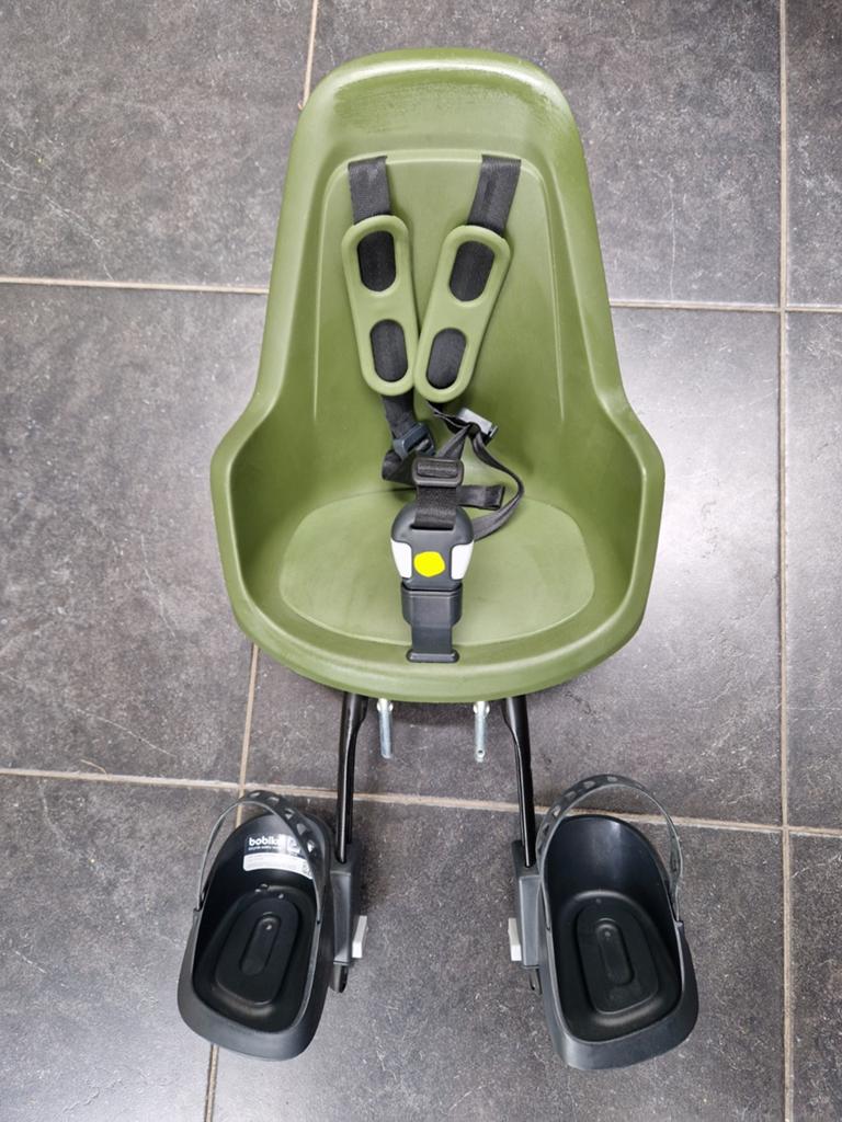Bobike One Mini fietsstoeltje voor - Olijfgroen, Ophalen, Voorzitje, Bobike, 0 t/m 13 kg