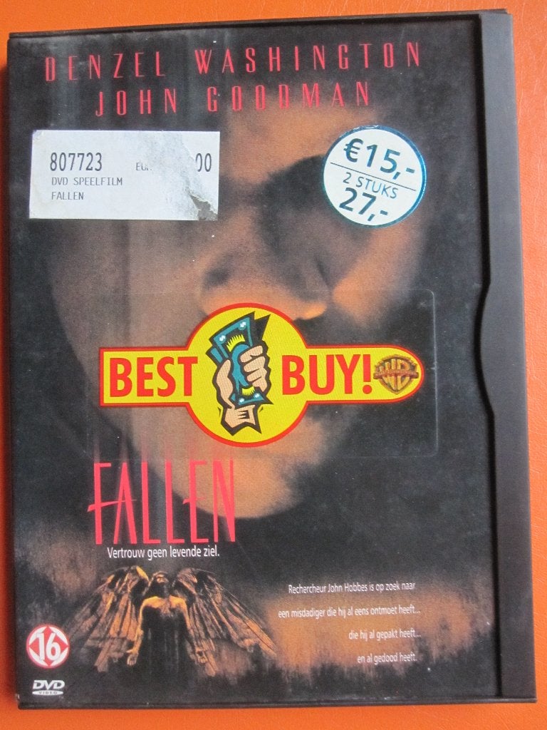Fallen (1998), Engels, Vanaf 16 jaar, Actiethriller, Digipak