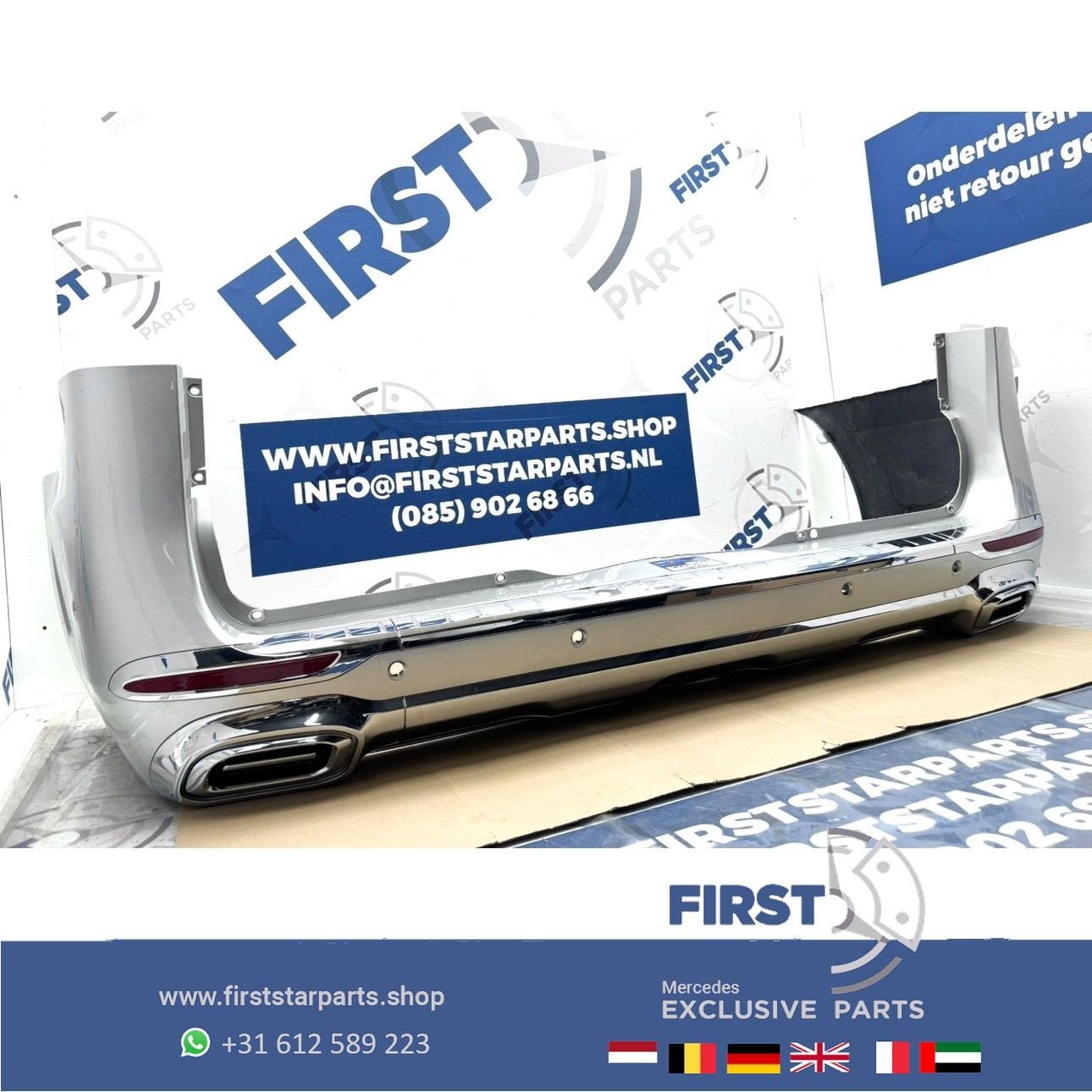 W447 BUMPER V KLASSE FACELIFT ACHTERBUMPER Mercedes VITO ACH, Gebruikt, -, Ophalen of Verzenden, Achter