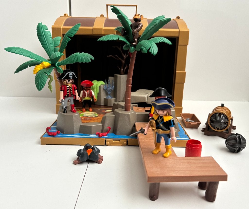 Playmobil Piratenkoffer 4432–incl. accessoires op avonturen, Kinderen en Baby's, Speelgoed | Playmobil, Pirates, Losse onderdelen