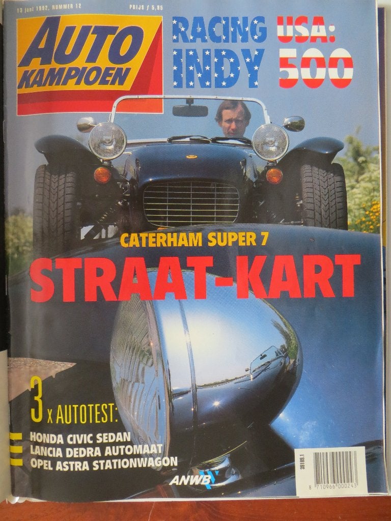 Autokampioen 12 1992 Caterham Super 7, Lancia Dedra, Astra, Ophalen of Verzenden, Nieuw, Honda