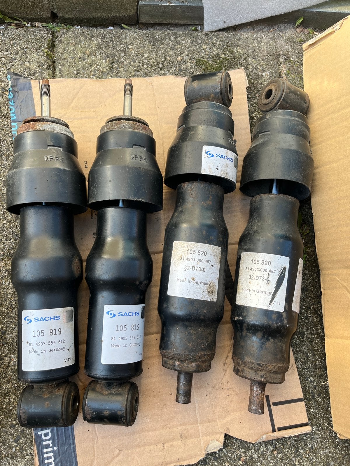 VW T4 Sachs HD schokdempers, Auto-onderdelen, Ophalen of Verzenden, Gebruikt