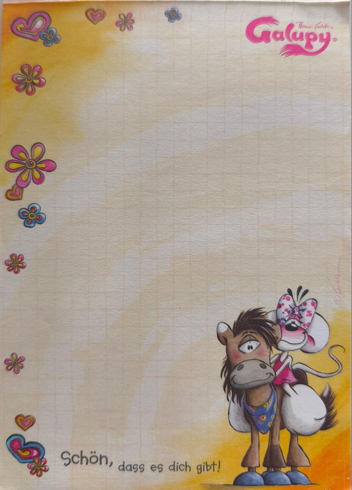diddl blaadje A6, Verzamelen, Verzenden, Papier, Kaart of Schrift