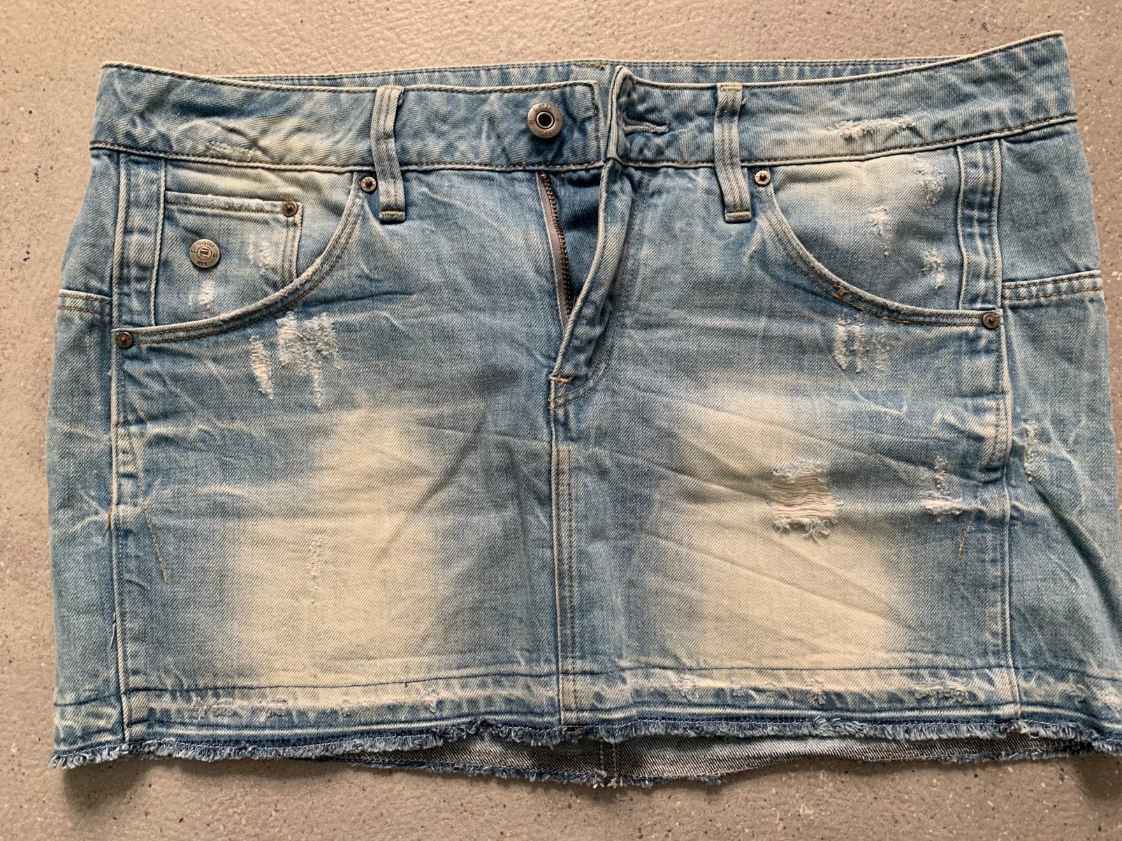 Gstar spijkerrokje maat 29 zgan!, Maat 38/40 (M), Blauw, Ophalen of Verzenden, Zo goed als nieuw