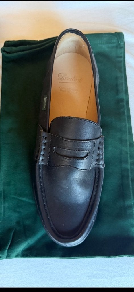 Paraboot Reims in zwart - maat 44, Loafers, Verzenden, Zwart, Nieuw