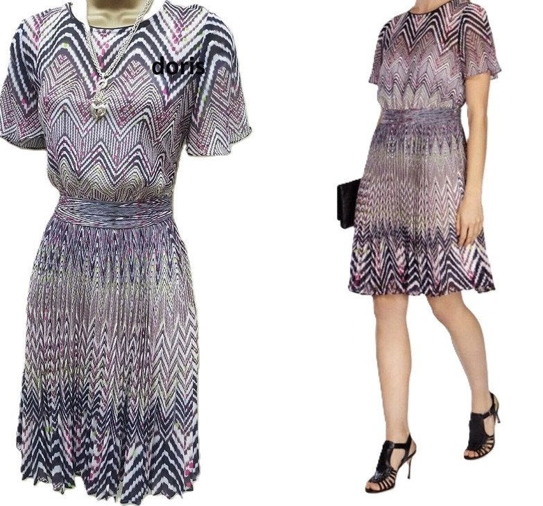 vintage print jurk Karen Millen maat 10/38, Maat 38/40 (M), Ophalen of Verzenden, Zo goed als nieuw, Boven de knie