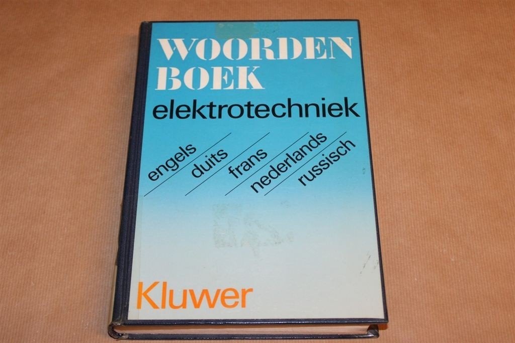 Woordenboek Elektrotechniek, Ophalen of Verzenden, Zo goed als nieuw, Bouwkunde