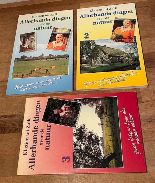 Klazien uit Zalk. Allerhande dingen over de natuur. Dl 1,2,3, Kruiden en Alternatief, Zo goed als nieuw, Ophalen of Verzenden