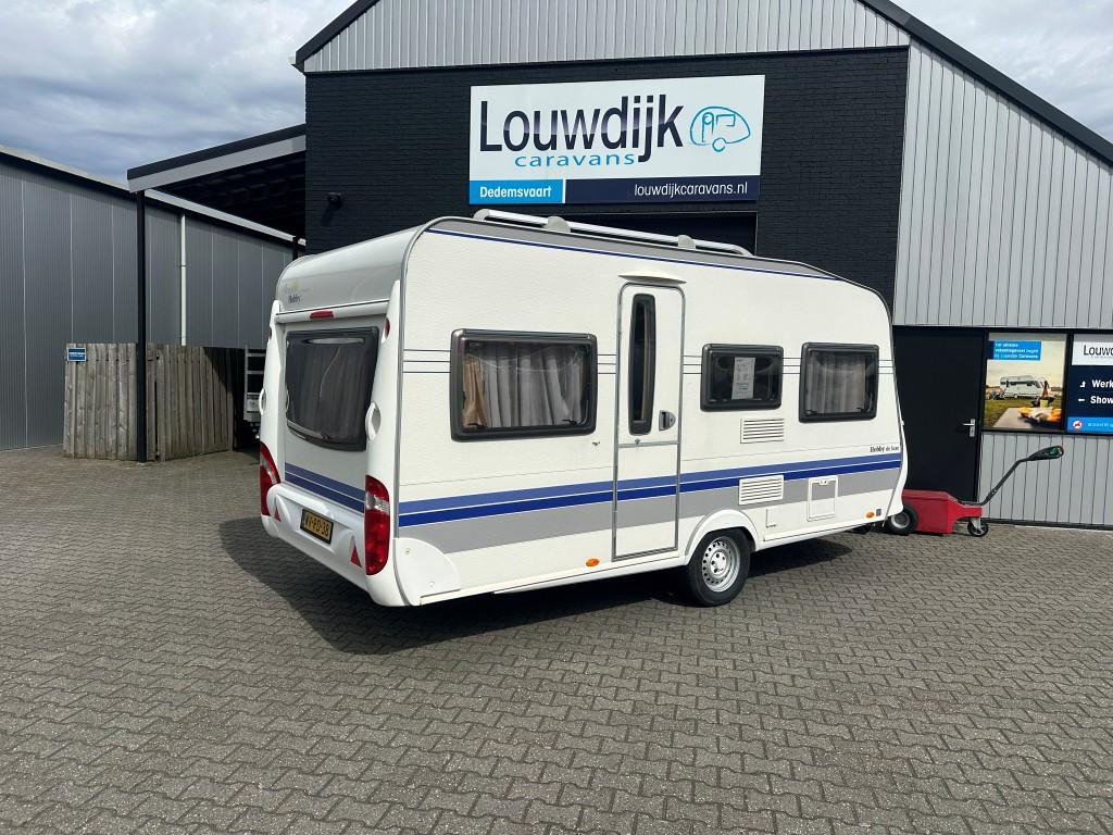 HOBBY De Luxe 450 UF ’07 (Vastbed, Rondzit), Caravans en Kamperen, Caravans, Vast bed, Rondzit, Hobby, Bedrijf