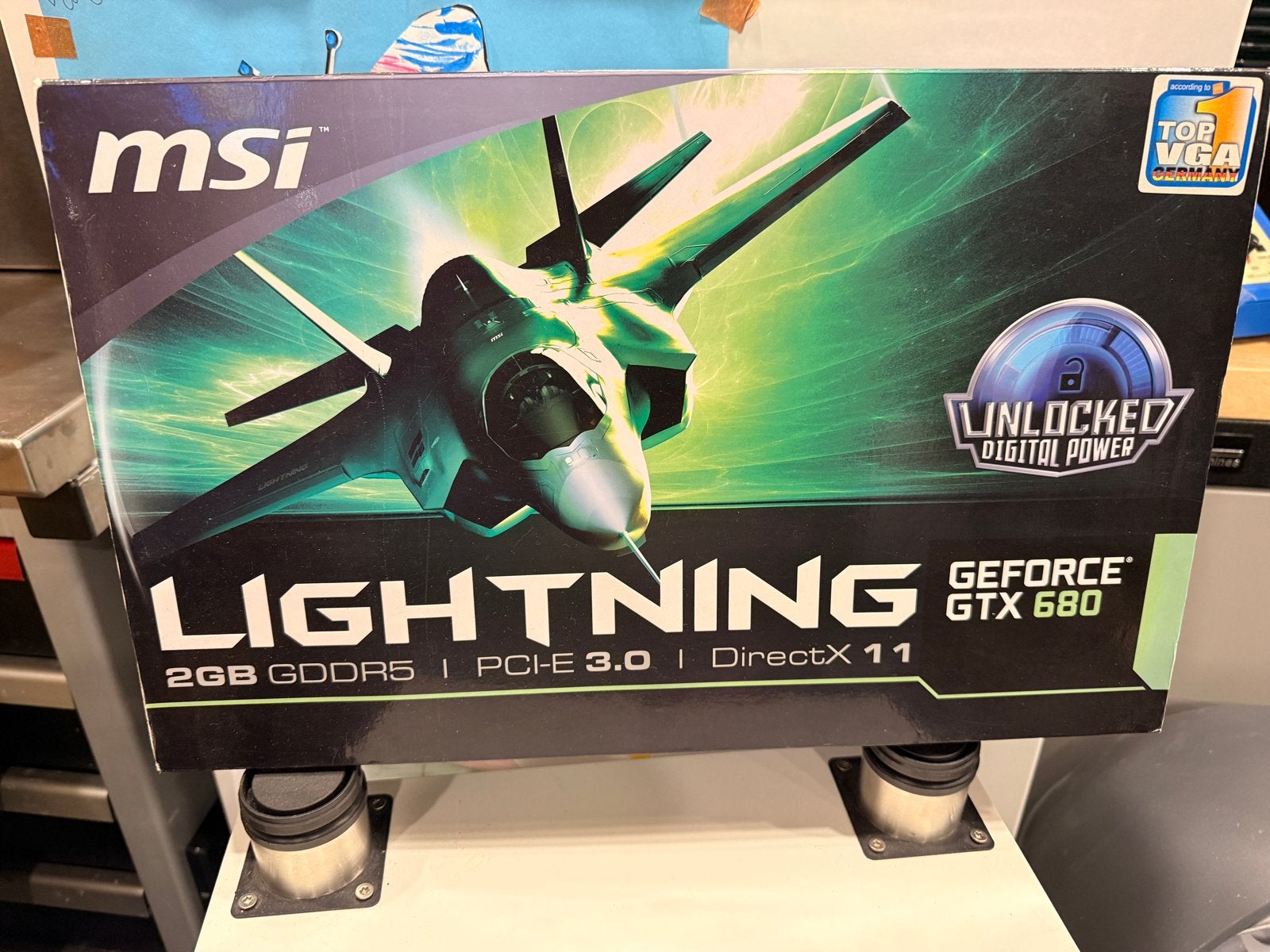 MSI GeForce GTX 680 Lightning 2GB GDDR5 Videokaart, Computers en Software, PCI-Express 3, Gebruikt, Ophalen of Verzenden, GDDR5
