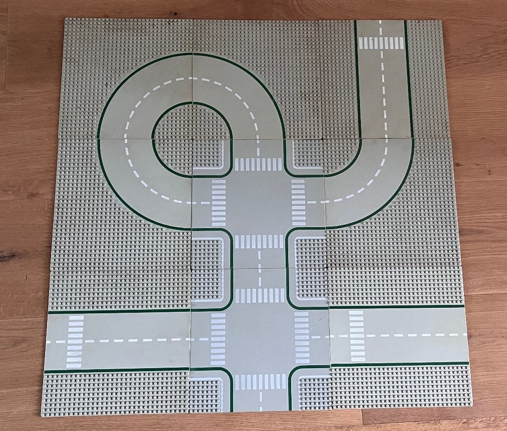 Lego basisplaat straten 32x32, Lego, Ophalen of Verzenden, Compleet, Grondplaat