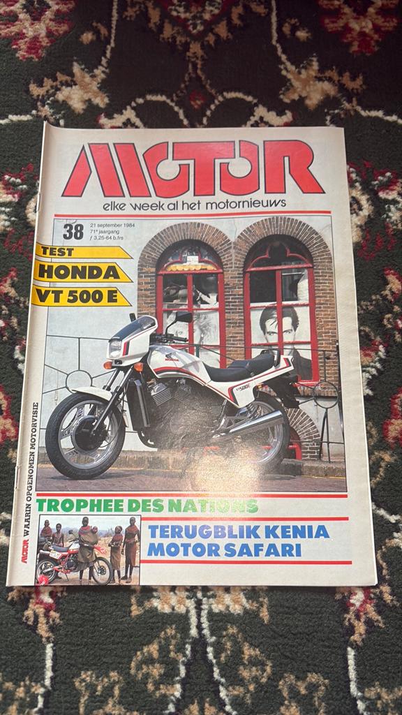 Motor Magazine 1984 - Honda VT 500 E Test & EK Wegrace, Ophalen of Verzenden, Gelezen, Algemeen