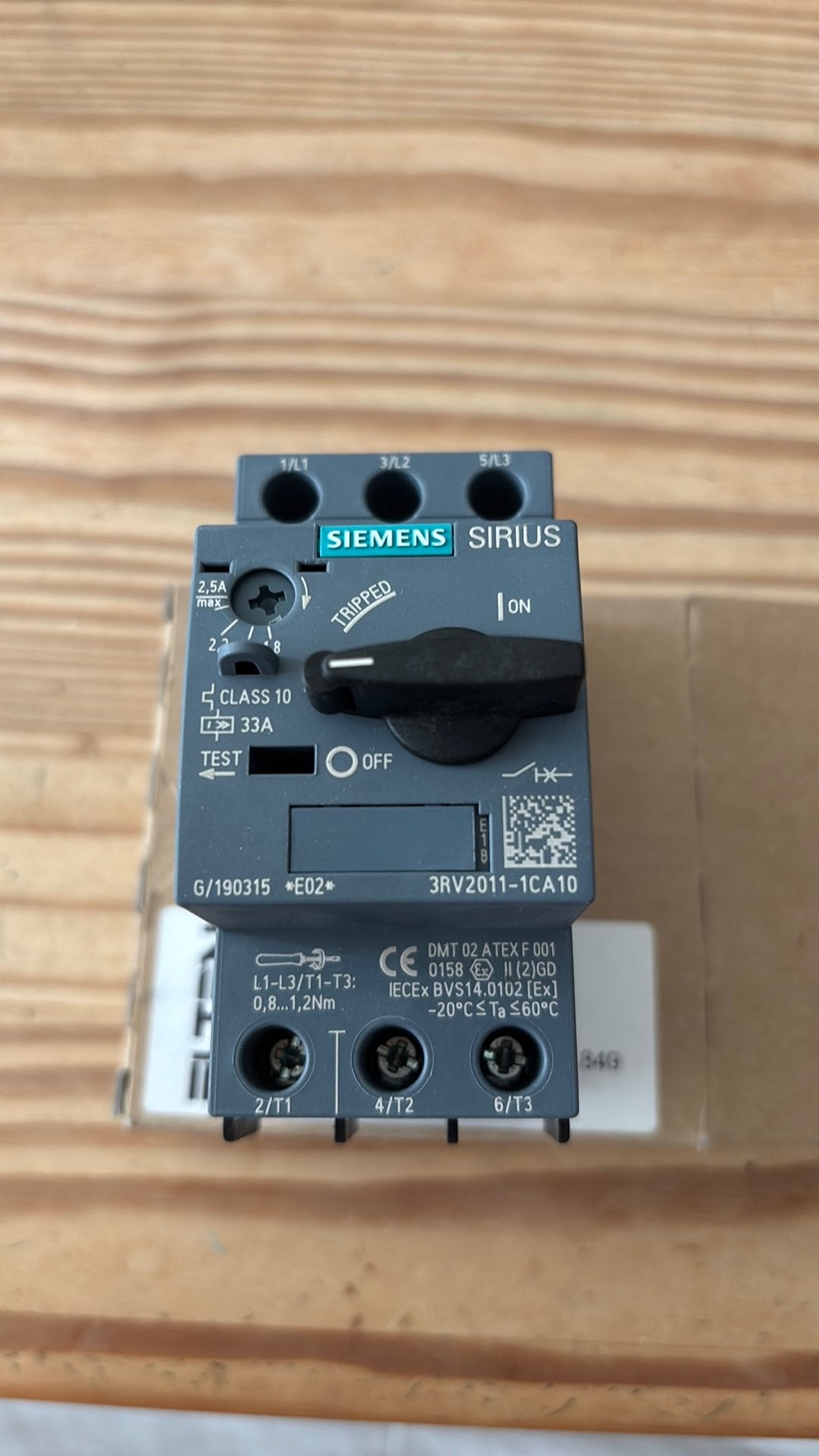Vermogensschakelaar Siemens SIRIUS 3RV2011-1CA10, Ophalen of Verzenden, Zo goed als nieuw