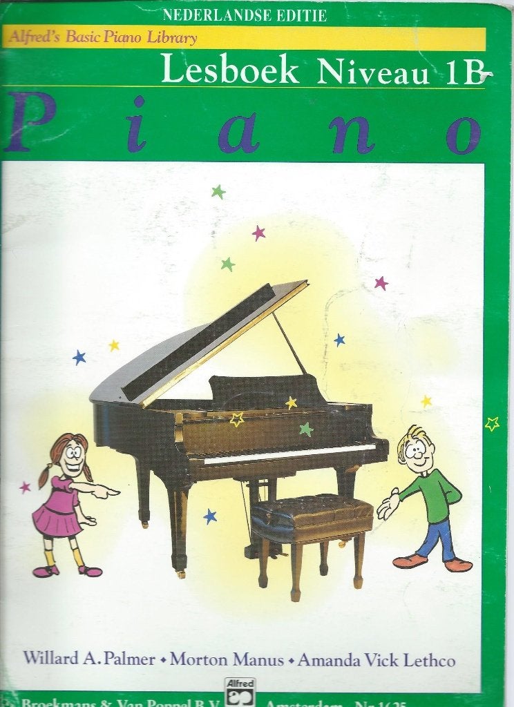 Alfred's Basic Piano Library lesboek niveau 1B, Gebruikt, Verzenden, Les of Cursus, Piano