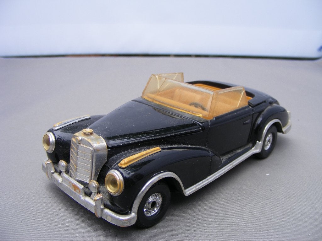 Mercedes benz 300s corgi 1/36 zwart, Ophalen of Verzenden, Gebruikt, Auto