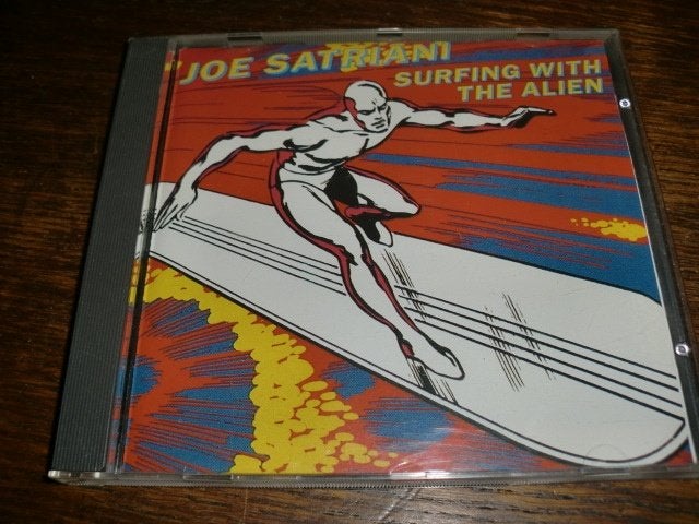 Joe Satriani ‎Surfing With The Alien Food For Thought CD1987, Ophalen of Verzenden, Zo goed als nieuw, Hard Rock