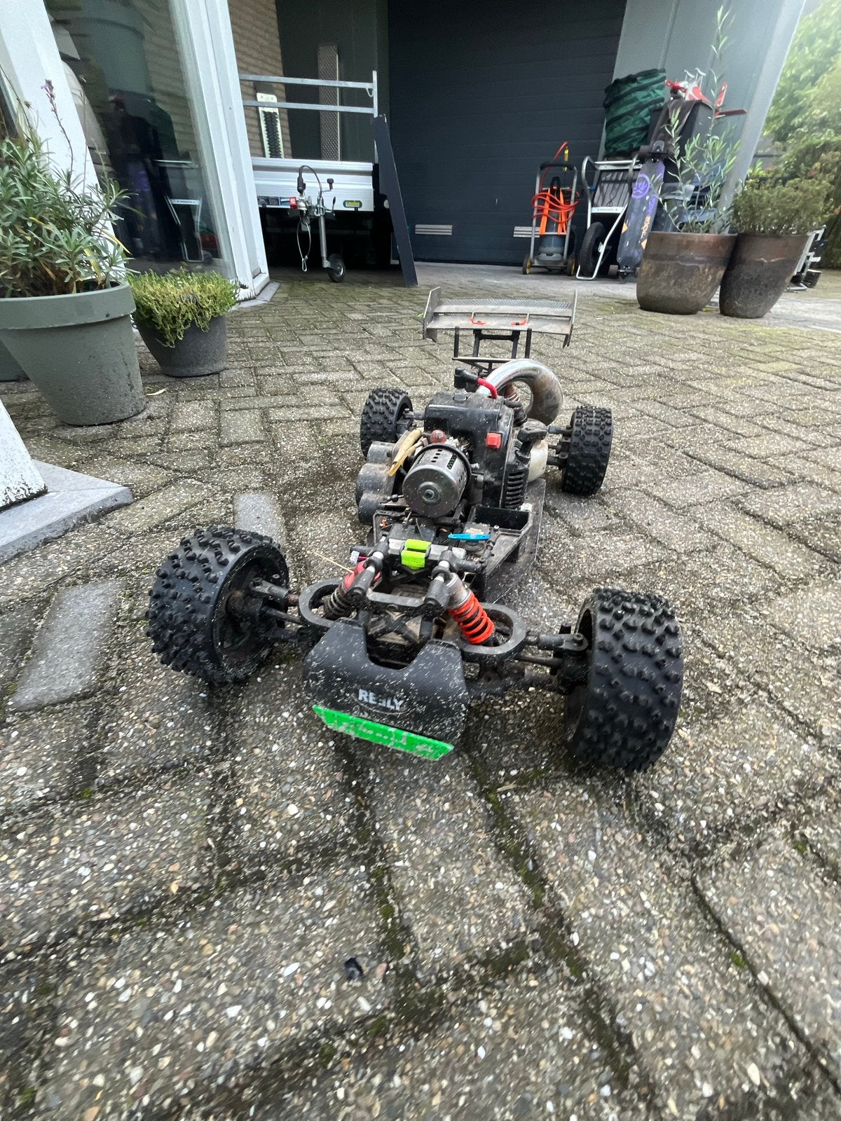 Reely Carbon Fighter 30cc Zenoah Benzine RC Auto, Benzine, Gebruikt, Auto offroad, Ophalen of Verzenden