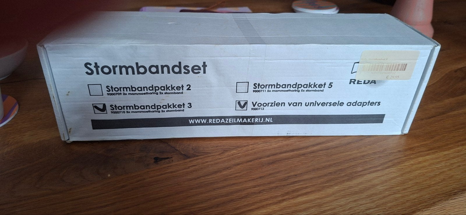 Stormbandset voor voortent - Reda Zeilmakerij, Ophalen of Verzenden, Nieuw