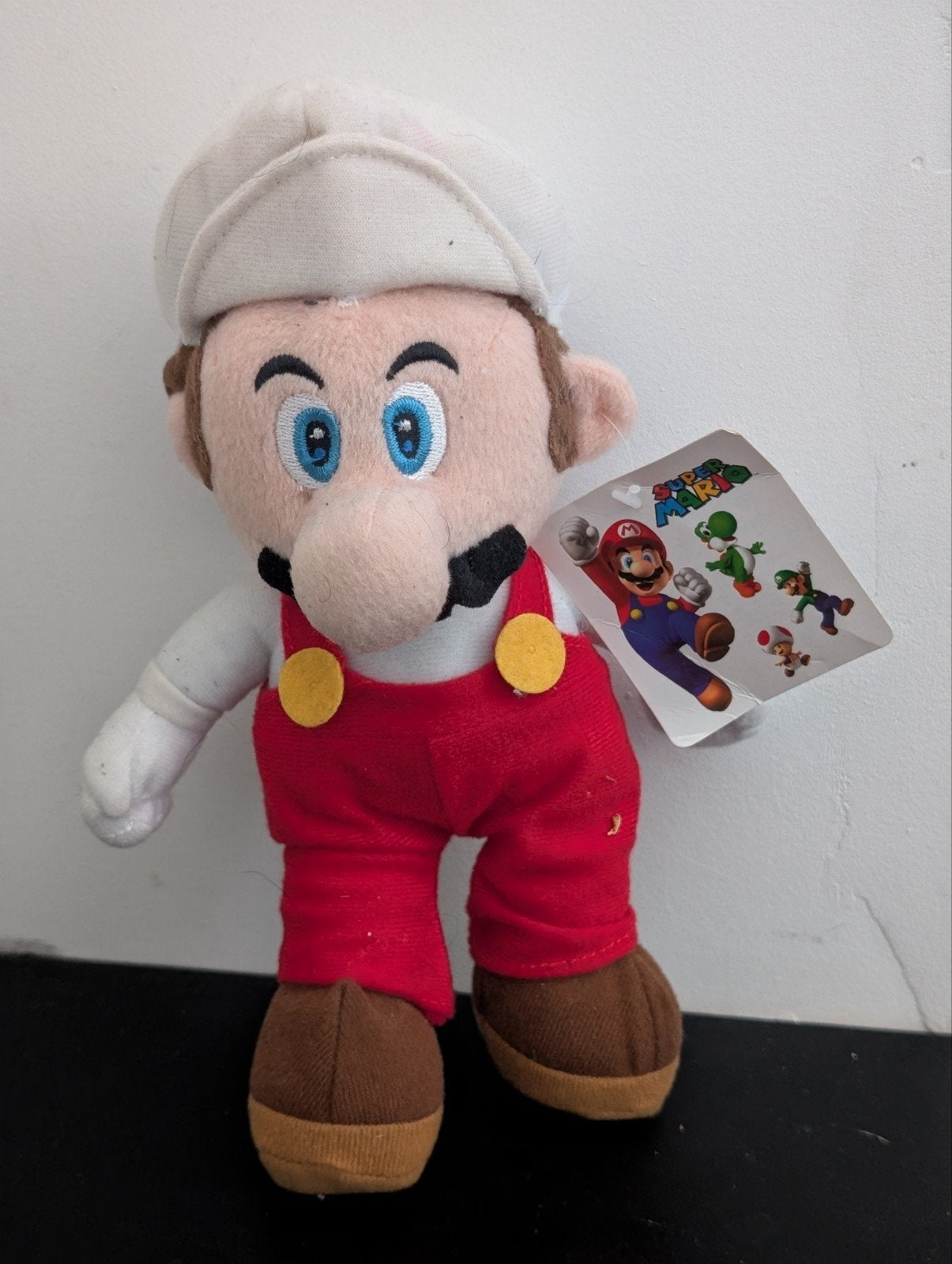 Super Mario knuffel met label - Fire Mario, Verzenden, Overige typen, Nintendo, Middelgroot (20 tot 80 cm)