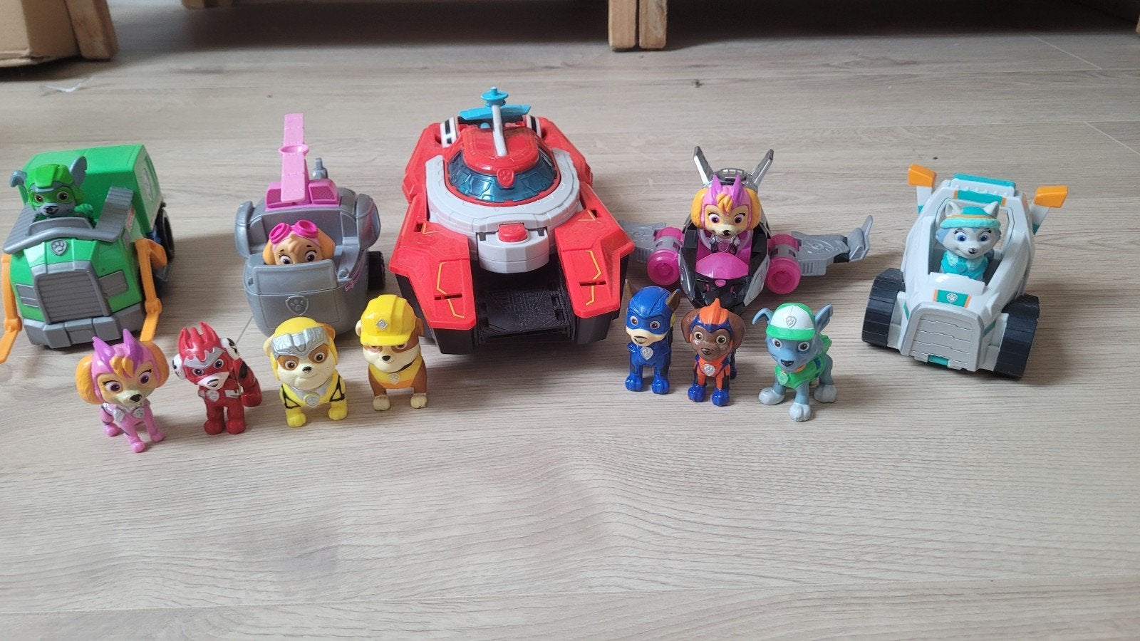 Paw patrol speelgoed, Ophalen