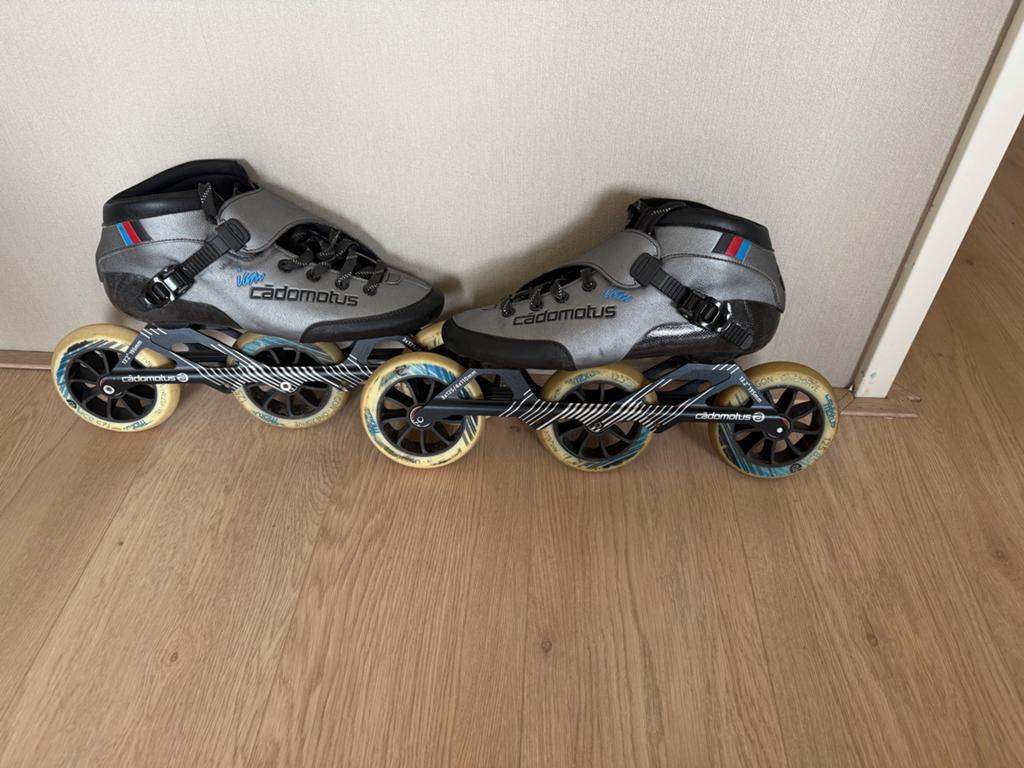 Cadomotus inline skates 3x125mm - Maat 46, Overige merken, Heren, Ophalen of Verzenden, Zo goed als nieuw
