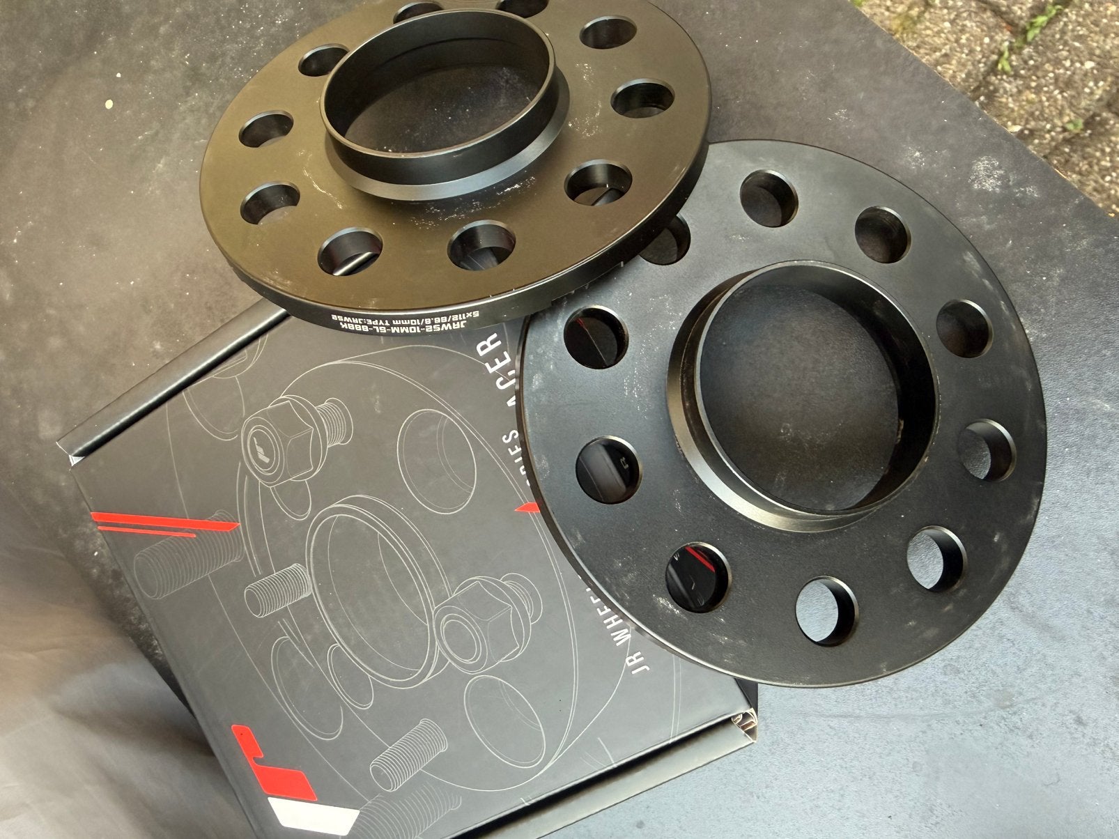 Spoorverbreders JR Wheels 5x112 66,6mm 10mm orgineel, Ophalen