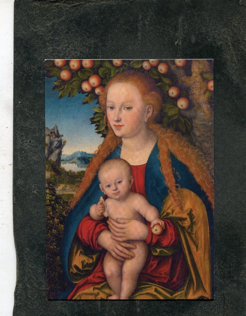 Ansicht Lucas Cranach - Maria met Kind onder een appelboom, Verzenden, 1980 tot heden, Ongelopen