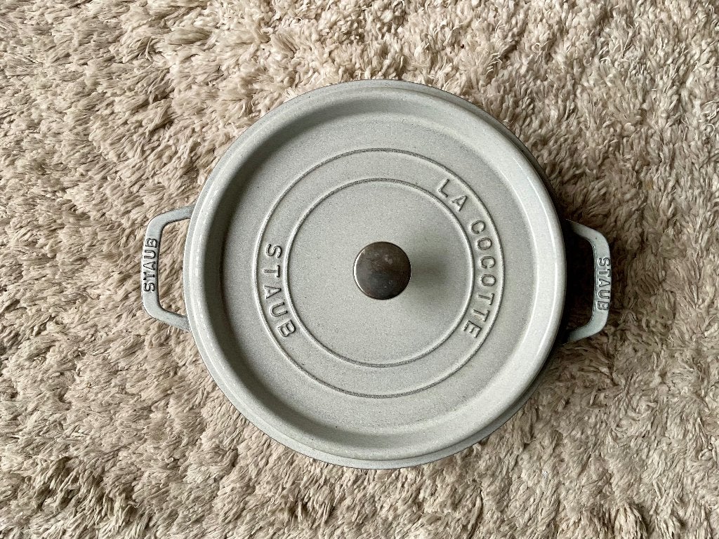 Staub la cocotte stoof/braadpan, Ophalen, Le Creuset, Zo goed als nieuw, Braadpan