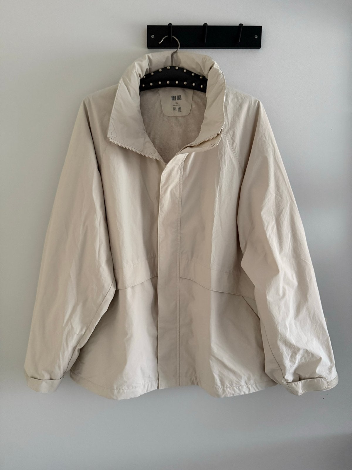 Uniqlo Lichtgewicht Jas - Beige - Maat 3XL, Kleding | Heren, Ophalen of Verzenden, Zo goed als nieuw, Overige maten, Beige