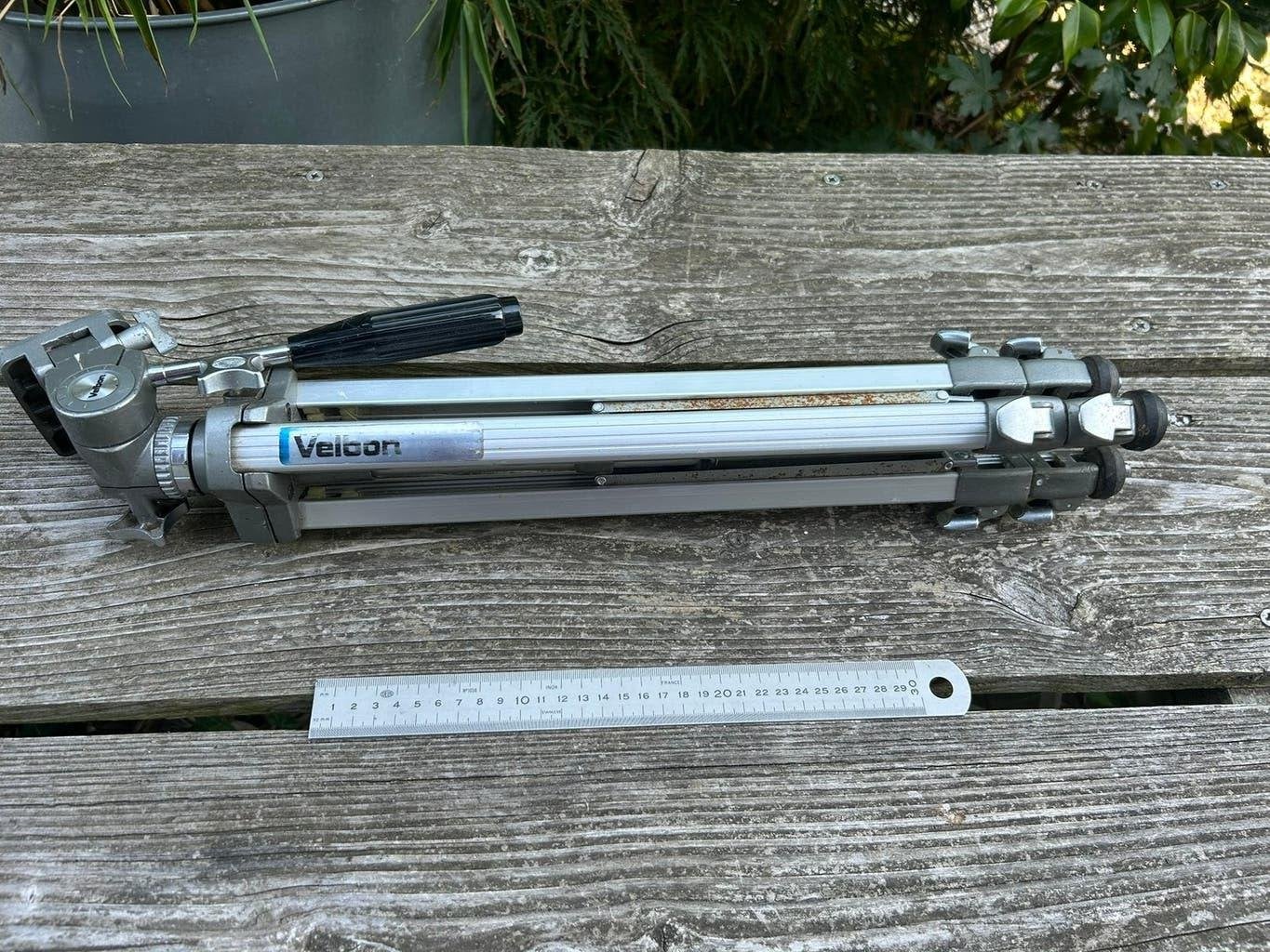 Velbon VEB-3 Camera/Videocamera Statief - 150 cm, Velbon, Monopod functie, Zo goed als nieuw, 150 tot 175 cm