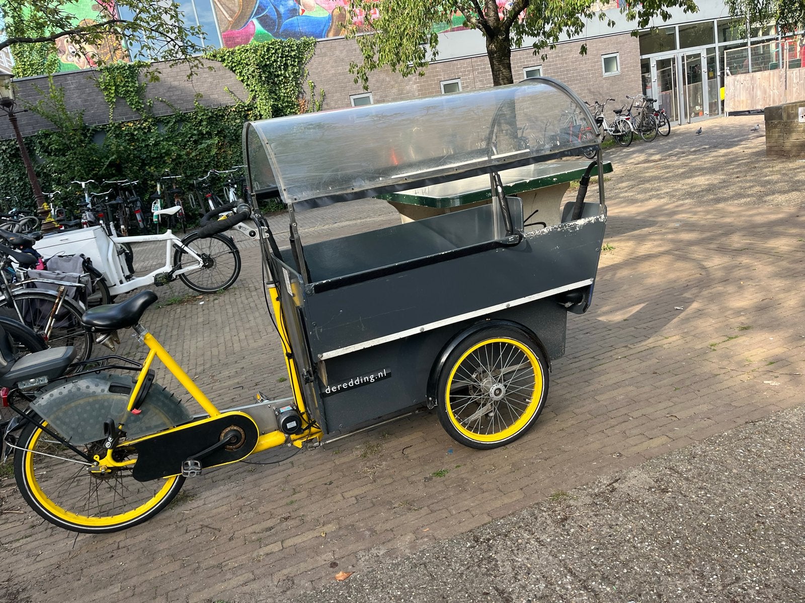 De redding bakfiets elektrische, Overige merken, 4 kinderen of meer, Gebruikt, Huif