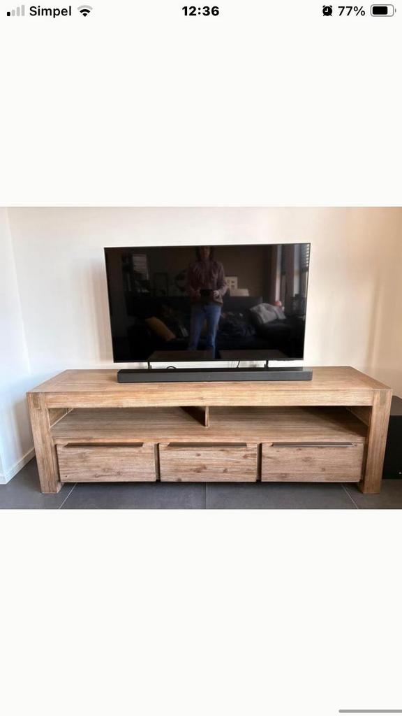 Tv-meubel Salzburg van Pronto, Ophalen, 150 tot 200 cm, Zo goed als nieuw, Minder dan 100 cm