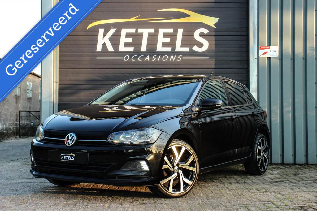 Volkswagen Polo 1.0 TSI Comfortline ACC/DSG/CarPlay/Stoelver, Auto's, Volkswagen, Gebruikt, 95 pk, 1096 kg, Zwart
