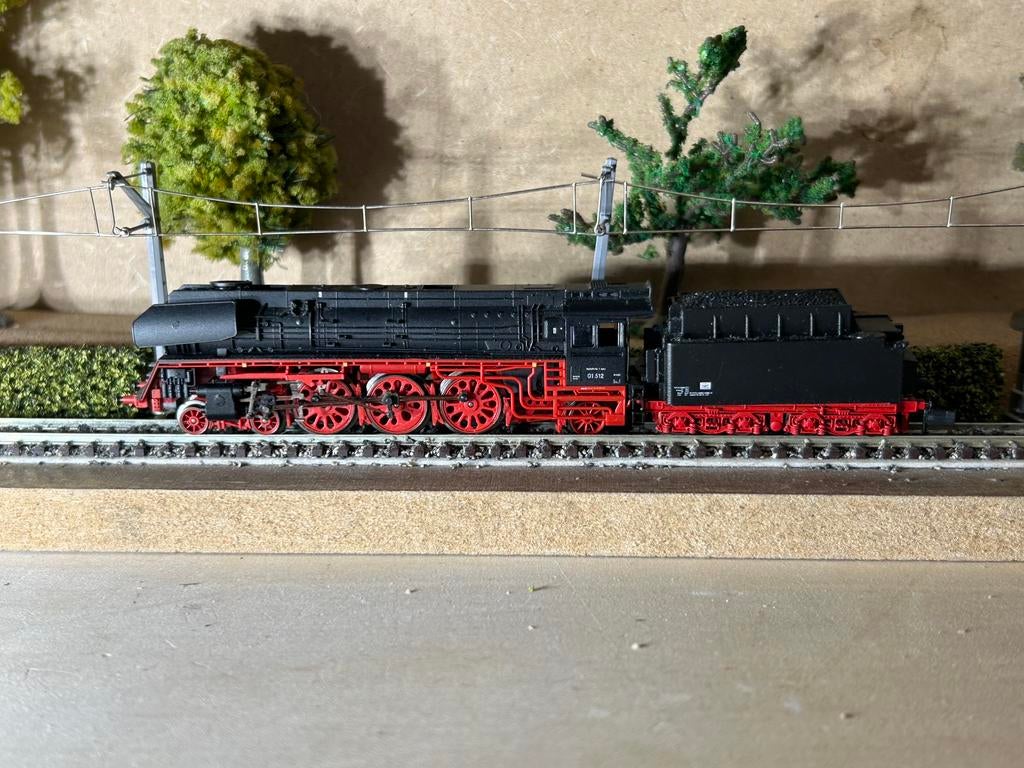 Minitrix 12306 BR 01.5 DR, Hobby en Vrije tijd, Modeltreinen | N-Spoor, Trix, Ophalen of Verzenden, Zo goed als nieuw, Gelijkstroom