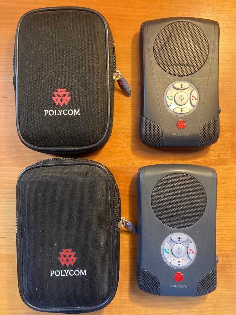 2x Polycom CX100 USB Speakerphone, Ophalen of Verzenden, Gebruikt, Overige typen, Poly