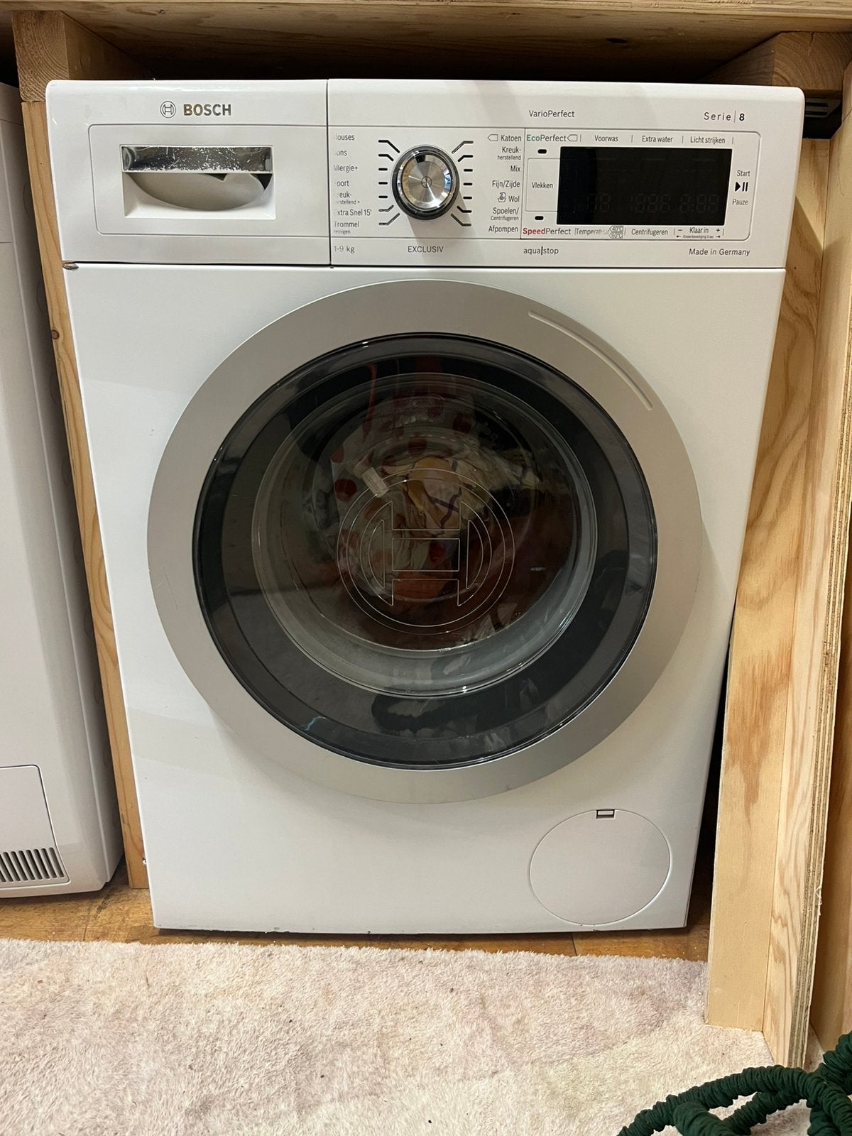 Bosch Serie 8 WAW28592NL 9 kg - 1400 rpm, Witgoed en Apparatuur, Wasmachines, Ophalen, Minder dan 85 cm, Zo goed als nieuw, 1200 tot 1600 toeren