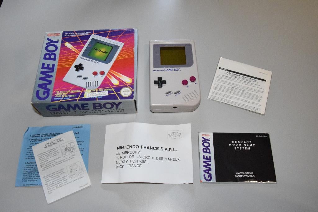 Nintendo Gameboy Classic met Originele Doos, Spelcomputers en Games, Spelcomputers | Nintendo Game Boy, Ophalen of Verzenden, Zo goed als nieuw