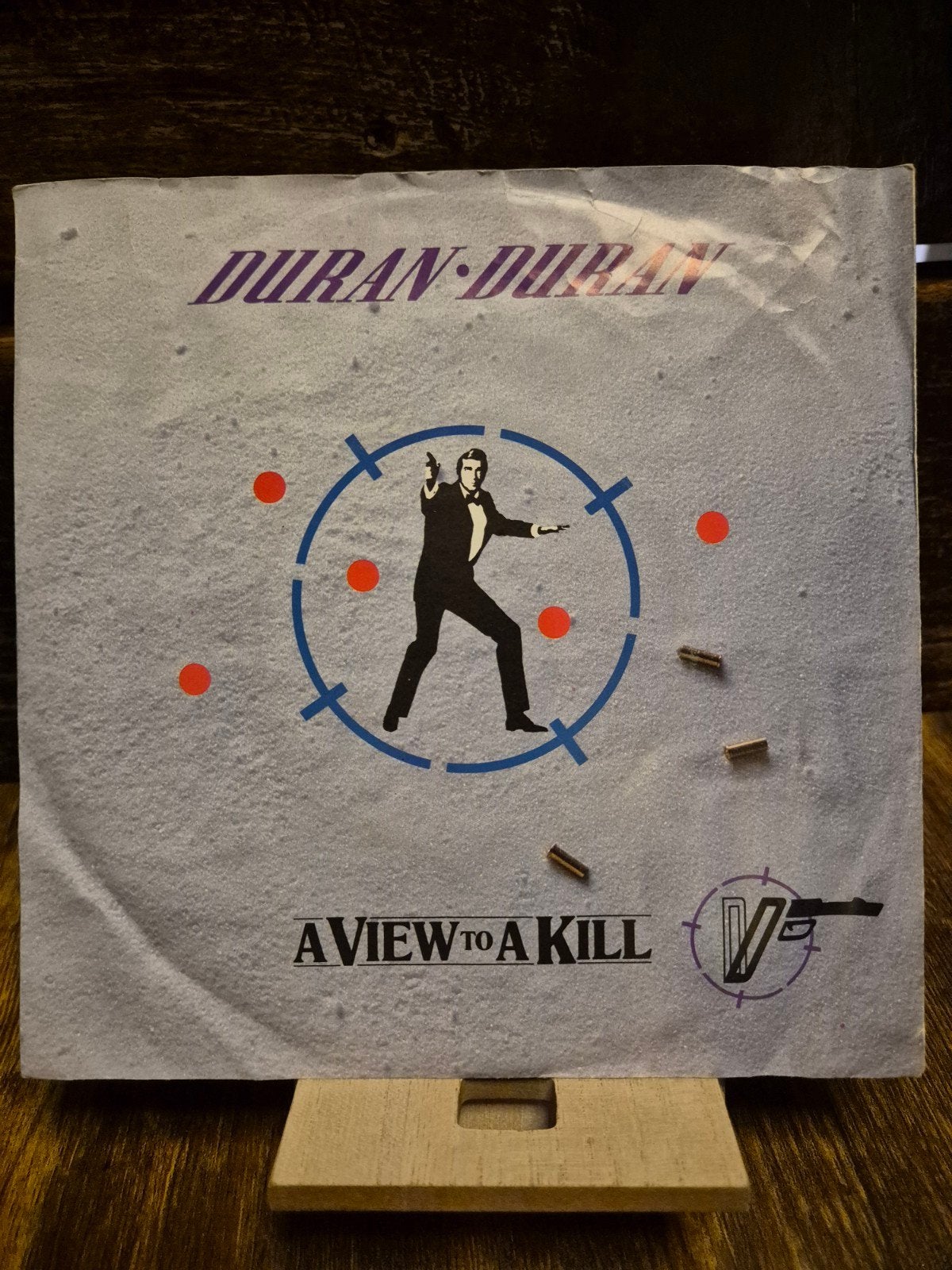 Duran Duran - A View To A Kill (James Bond 007), Fotohoes, Ophalen of Verzenden, Gebruikt, 7 inch