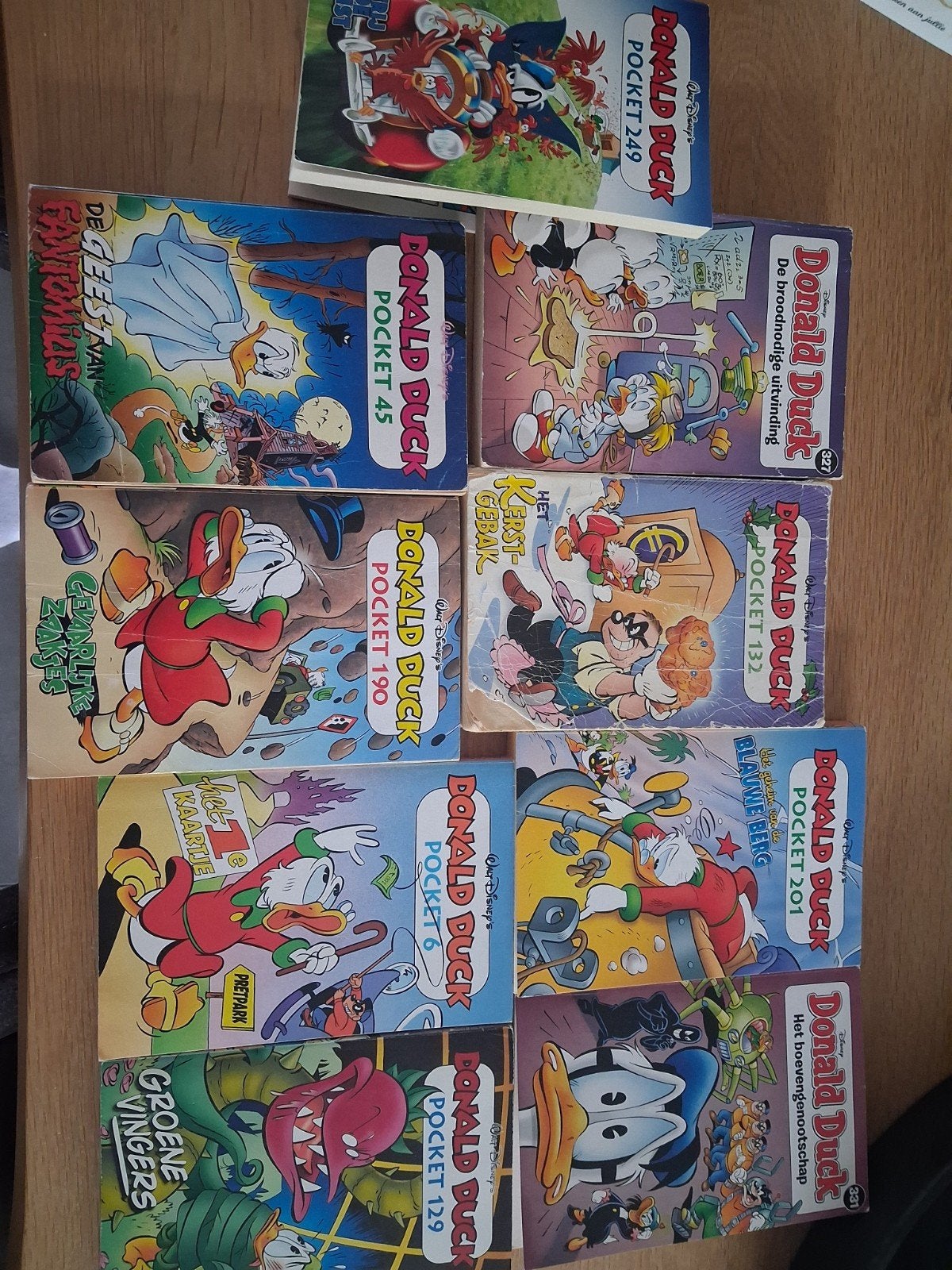 Donald Duck Pockets - 9 stuks, Meerdere stripboeken, Ophalen of Verzenden, Gelezen