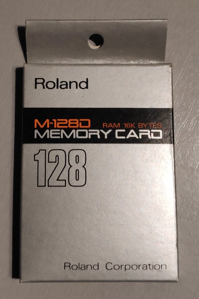 Roland M-128D Memory Card (New Old Stock), 3 stuks, Ophalen of Verzenden, Nieuw, Roland