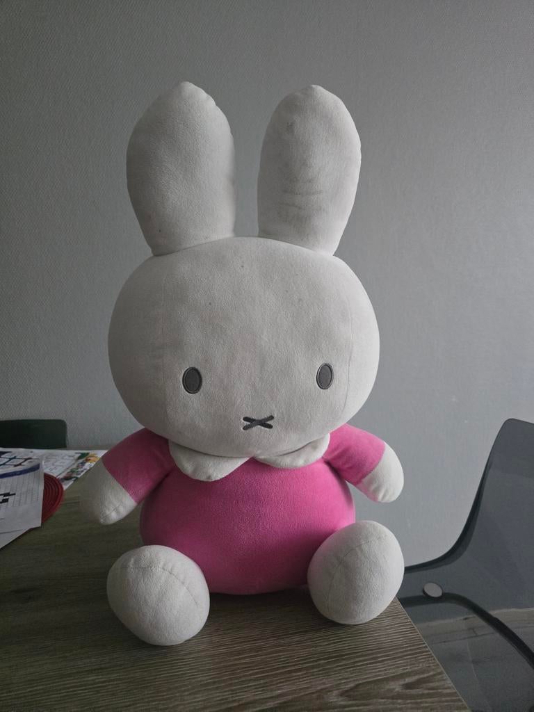 Grote Nijntje knuffel roze jurk 60cm, Kinderen en Baby's, Speelgoed | Knuffels en Pluche, Overige merken, Konijn, Nijntje, Ophalen of Verzenden
