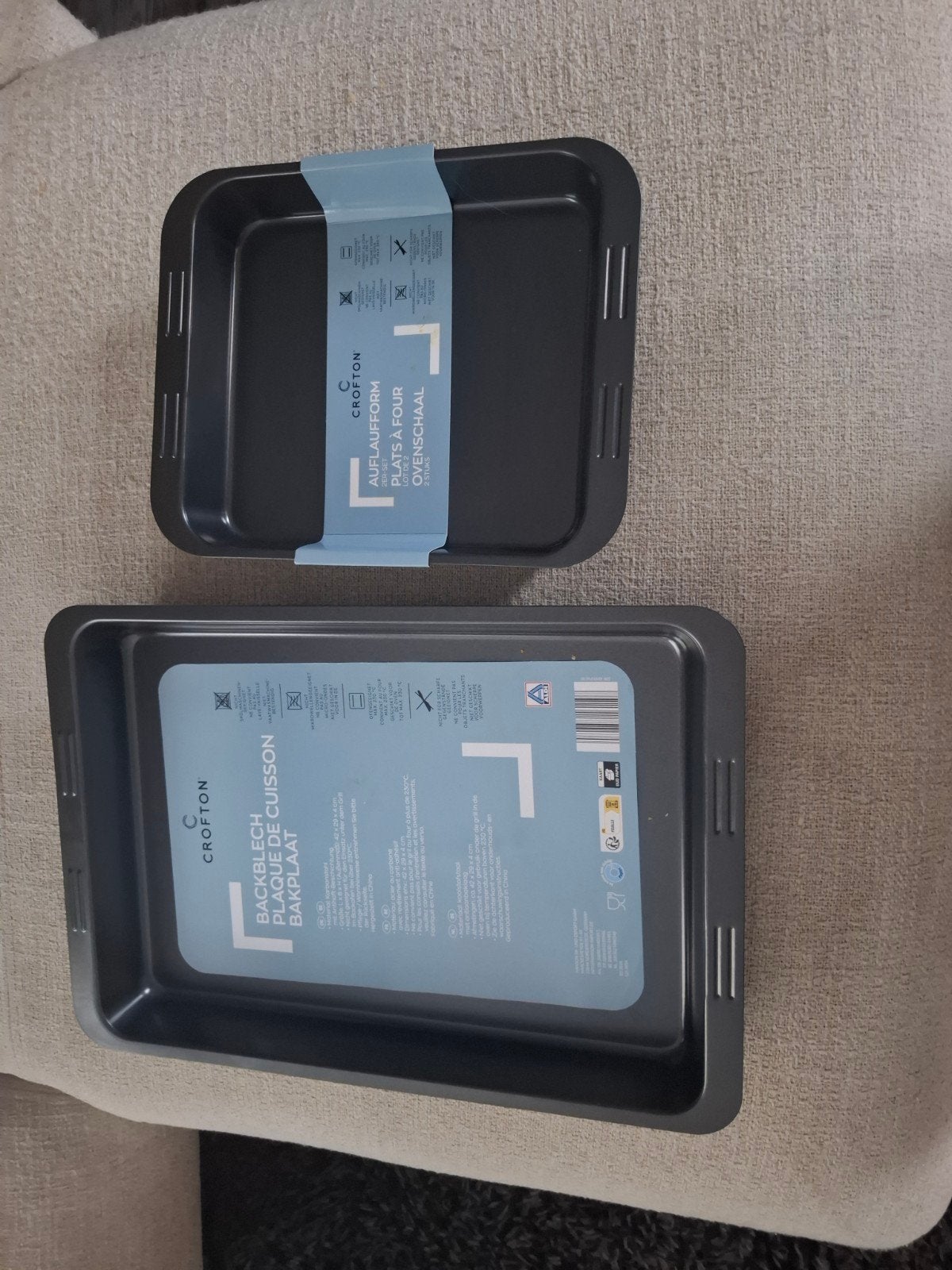 4 nieuwe Bakplaten, Ophalen, Nieuw