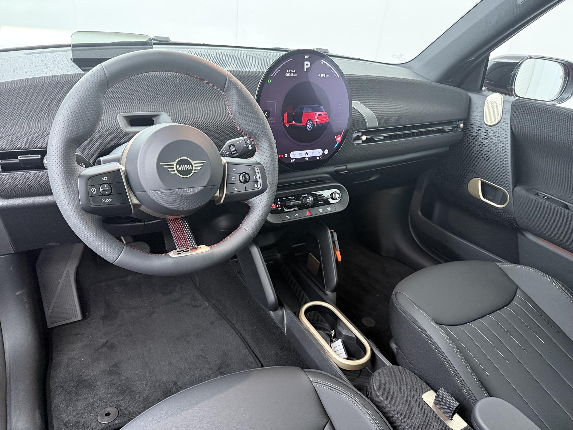 MINI 3-Deurs Cooper E JCW trim | SoH 100% | Pakket L | Harma, Auto's, 41 kWh, Met garantie (alle), 4 stoelen, Leder en Stof