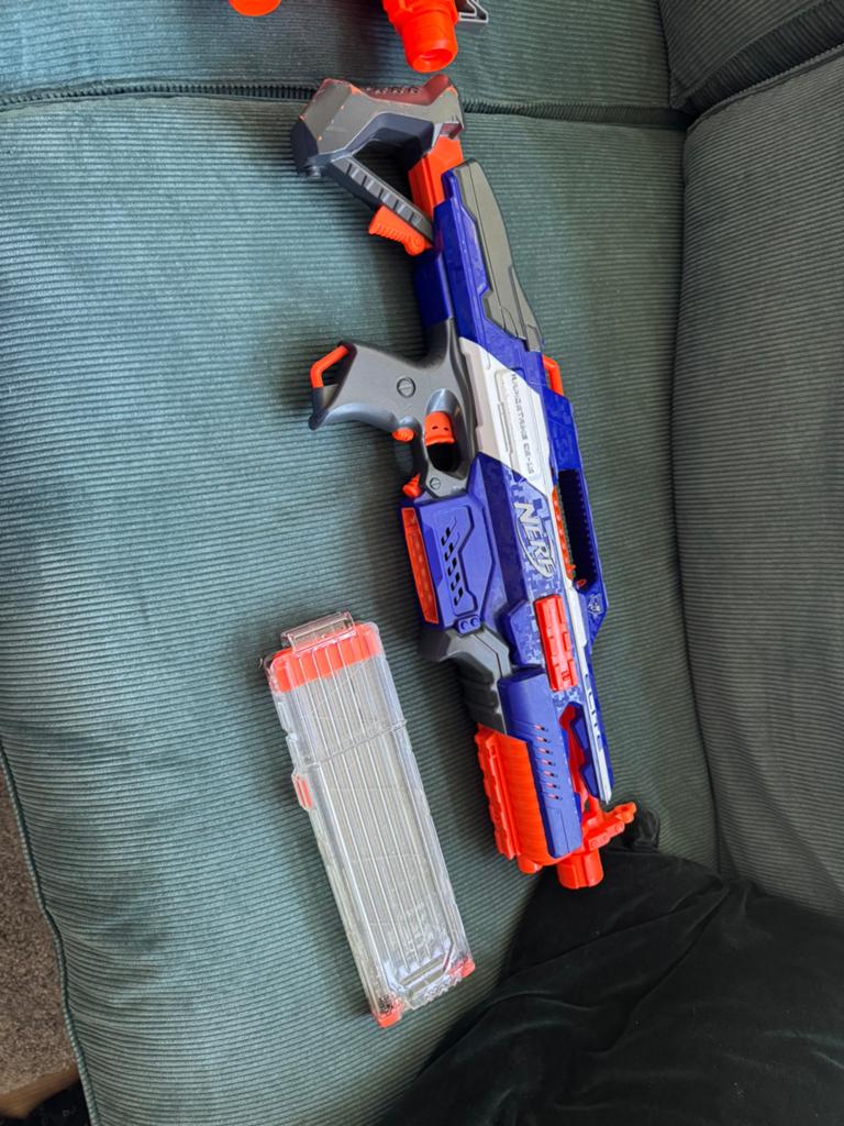 Nerf Rapidstrike CS-18, Ophalen of Verzenden, Gebruikt