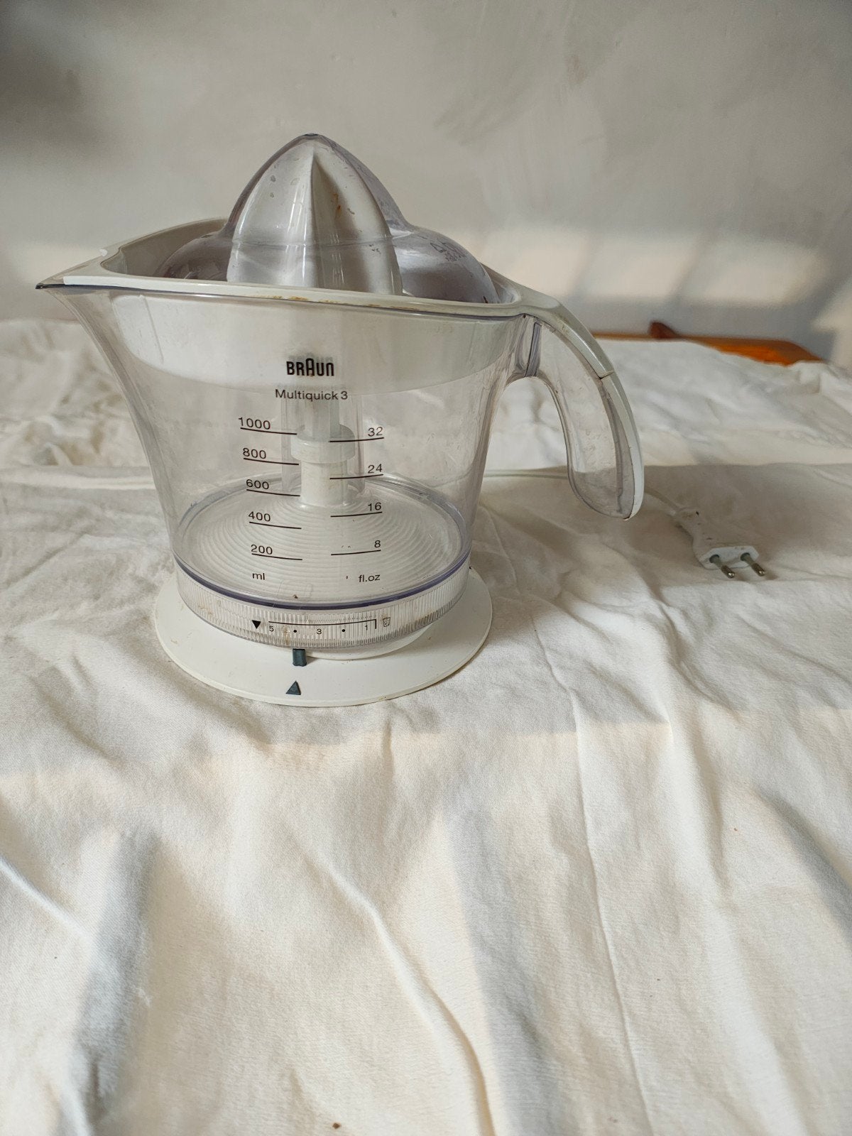 Braun Multiquick 3 Citruspers - Zo goed als nieuw, Witgoed en Apparatuur, Keukenmixers, 1 tot 2 liter, Ophalen, Zo goed als nieuw