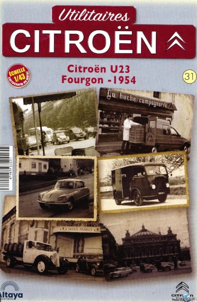 Citroen U23 Fourgon 1954 Michon 1/43 Utilitaires Citroen 31, Verzenden, Nieuw, Bus of Vrachtwagen, Overige merken